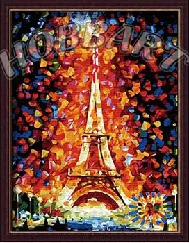 Картина по номерам «Эйфелева башня»