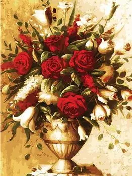 Картина по номерам «Элегантный букет»