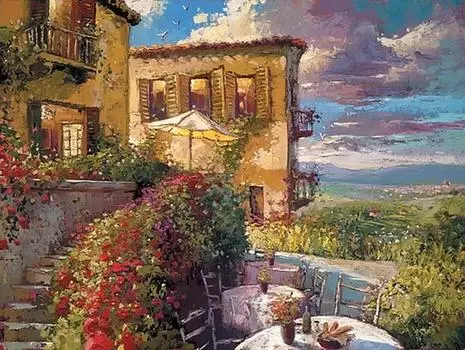 Картина по номерам «Южный город»