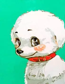 Картина по номерам «Кокетка»