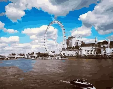 Картина по номерам «Колесо обозрения»
