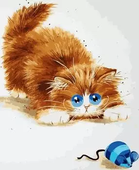 Картина по номерам «Кошки-мышки»