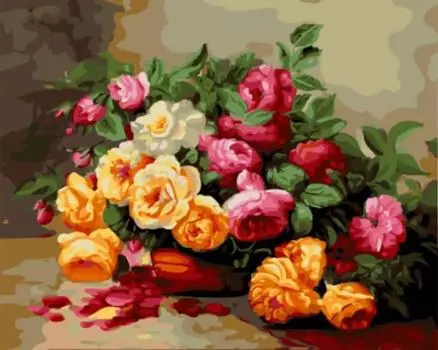 Картина по номерам «Красивый букет»