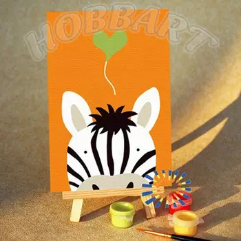 Картина по номерам «Кто там - Зебра»