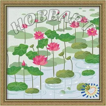 Картина по номерам «Кувшинки»