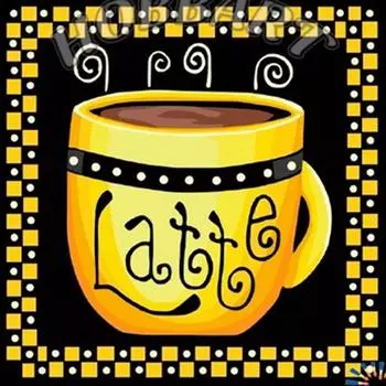 Картина по номерам «Латте-сэнд»