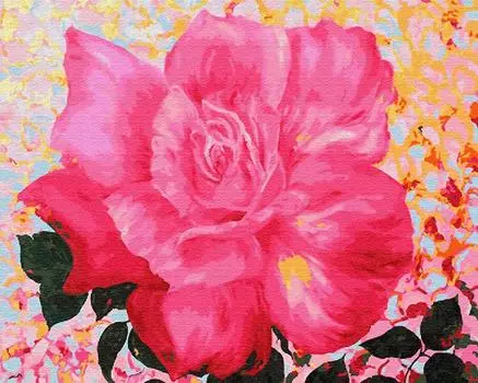 Картина по номерам «Лепестки роз»