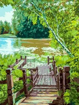 Картина по номерам «Лесенка»