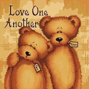 Картина по номерам «Любите друг друга»