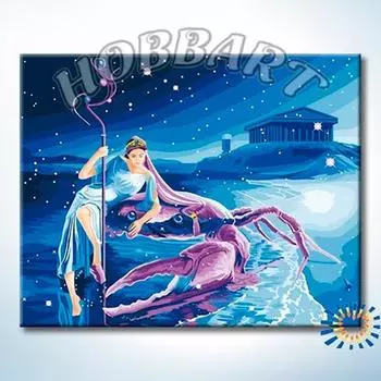 Картина по номерам «Магия знаков. Рак»