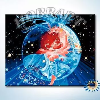 Картина по номерам «Магия знаков. Скорпион»