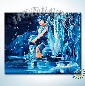 Картина по номерам «Магия знаков. Водолей»