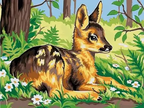 Картина по номерам «Маленькая косуля»