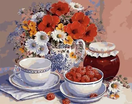 Картина по номерам «Малиновое варенье»