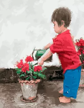 Картина по номерам «Мамин помощник»