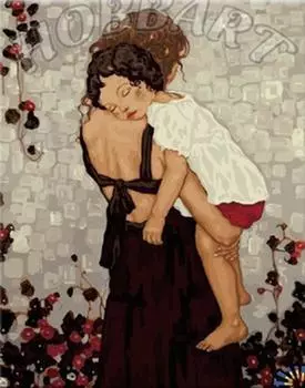 Картина по номерам «Мамина любовь»