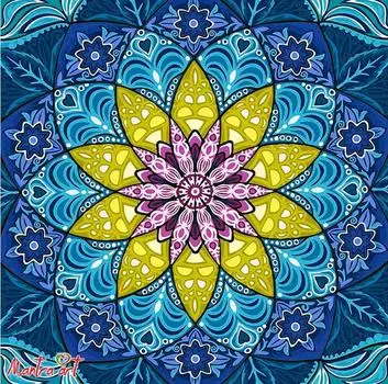 Картина по номерам «Мандала гармонии» + в наборе подарок