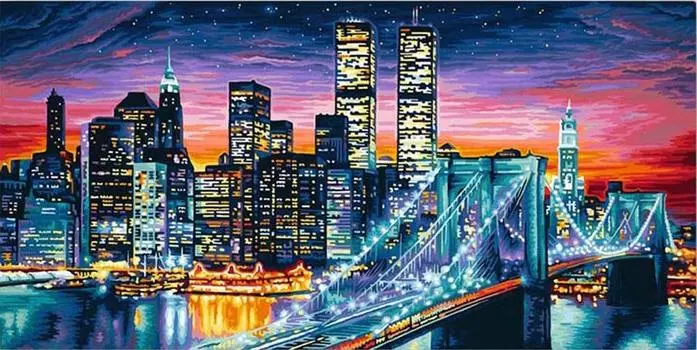Картина по номерам «Манхеттен»