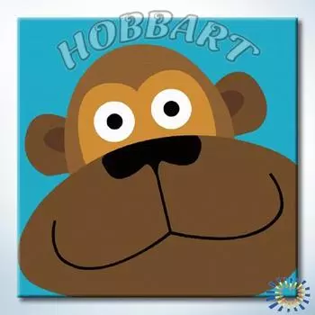 Картина по номерам «Мартышкина улыбка»