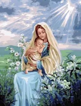 Картина по номерам «Материнская нежность»