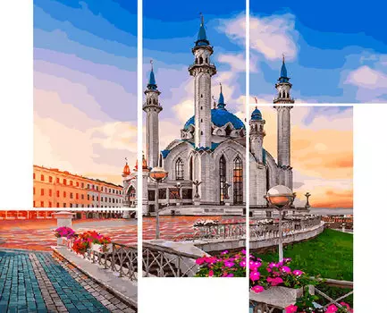 Картина по номерам «Мечеть в лучах солнца»