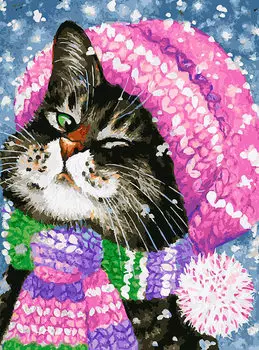 Картина по номерам «Моя новая шляпа»