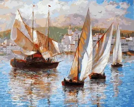 Картина по номерам «Морская прогулка по Италии»