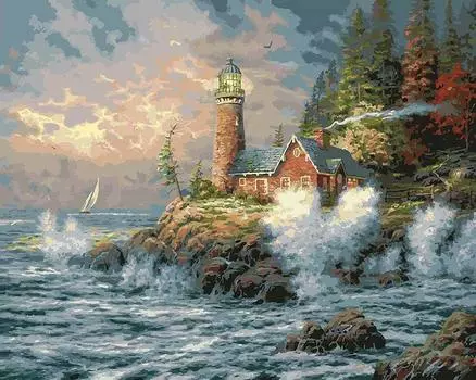 Картина по номерам «Морская стихия»