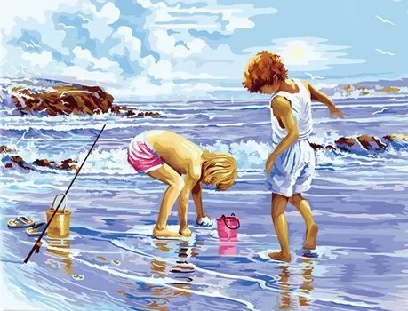 Картина по номерам «Морской улов»