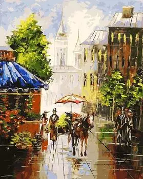 Картина по номерам «Мотивы старого города»