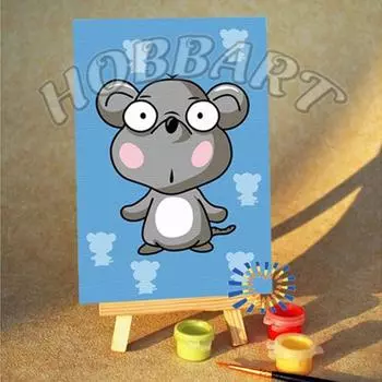 Картина по номерам «Мышонок»