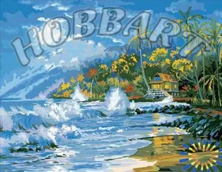 Картина по номерам «На берегу»
