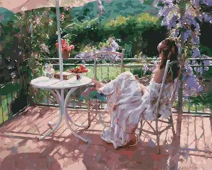 Картина по номерам «На террасе»