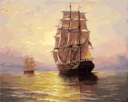 Картина по номерам «На водной глади»