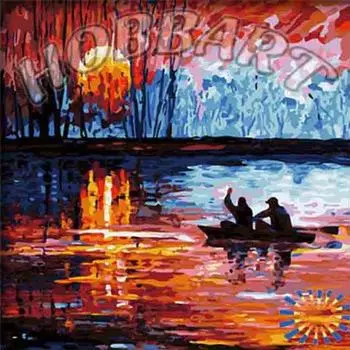Картина по номерам «На закате»
