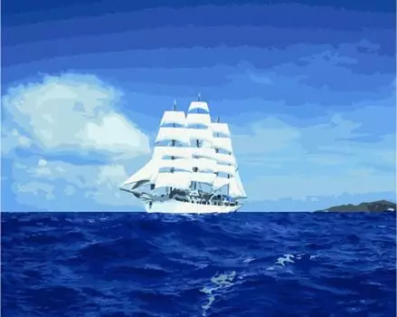 Картина по номерам «Начало безмятежного пути»