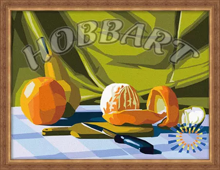 Картина по номерам «Натюрморты. Апельсиновая»