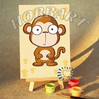 Картина по номерам «Обезьянка»