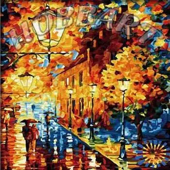 Картина по номерам «Огни в ночи»