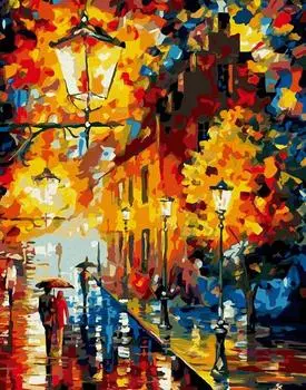 Картина по номерам «Огни в ночи»