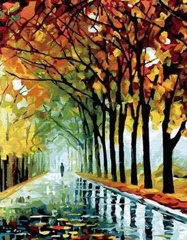 Картина по номерам «Осень в парке»