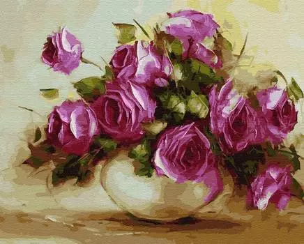 Картина по номерам «Осенние розы»