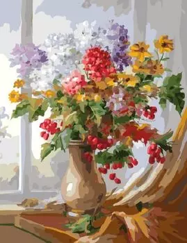 Картина по номерам «Осенний букет»