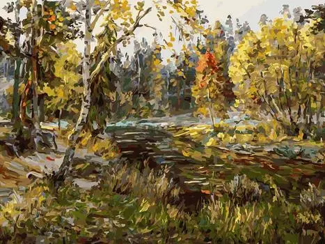 Картина по номерам «Осенний мотив»