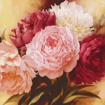 Картина по номерам «Оттенки розового»