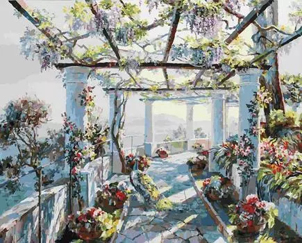 Картина по номерам «Павлин»