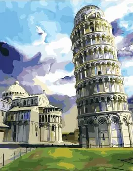 Картина по номерам «Пизанская башня»