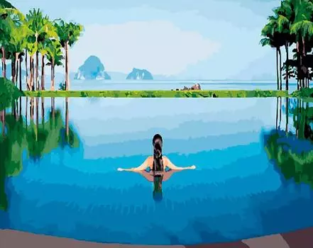 Картина по номерам «Пляж Тайланда»