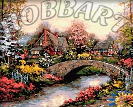 Картина по номерам «По каменному мостику»