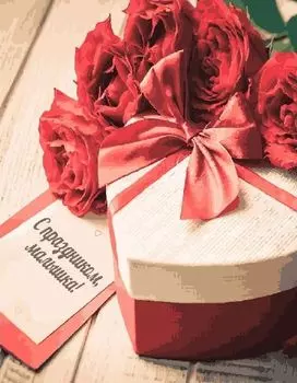 Картина по номерам «Подарок девушке»